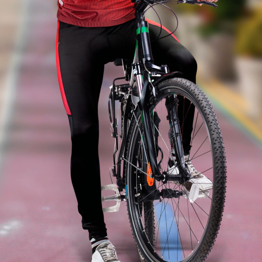 Sublimated Mens Cycling Pants Feature